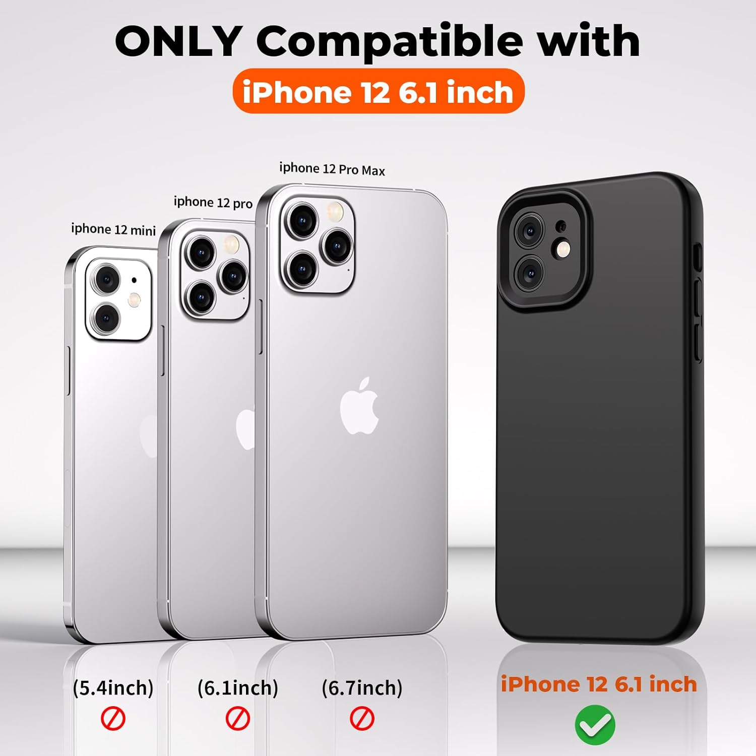 Thumbnail 1 de SUPFINE iPhone 12 Case 6.1-inch