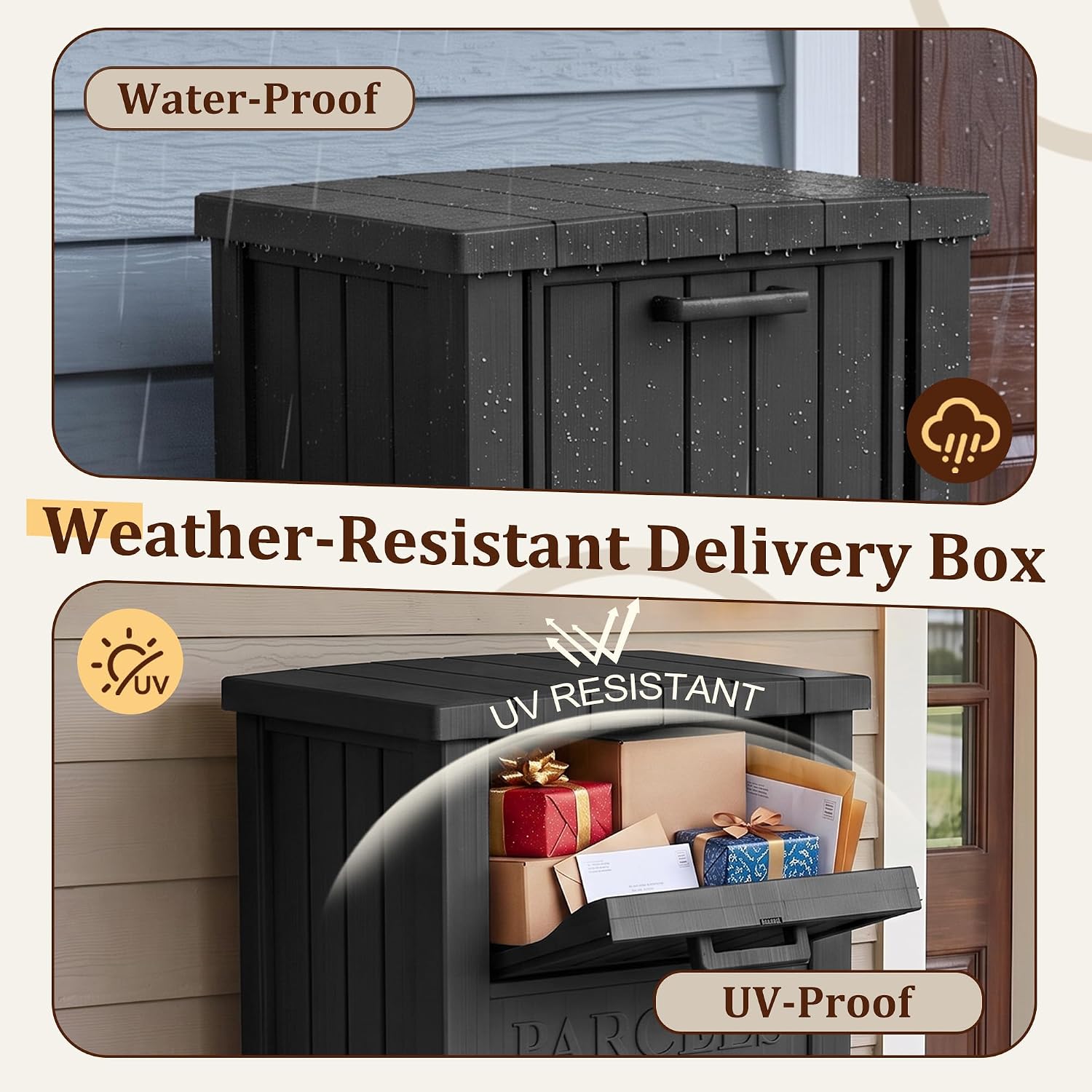 Detalle 2 de ATMELT Outdoor Package Delivery Box 120-Gallon