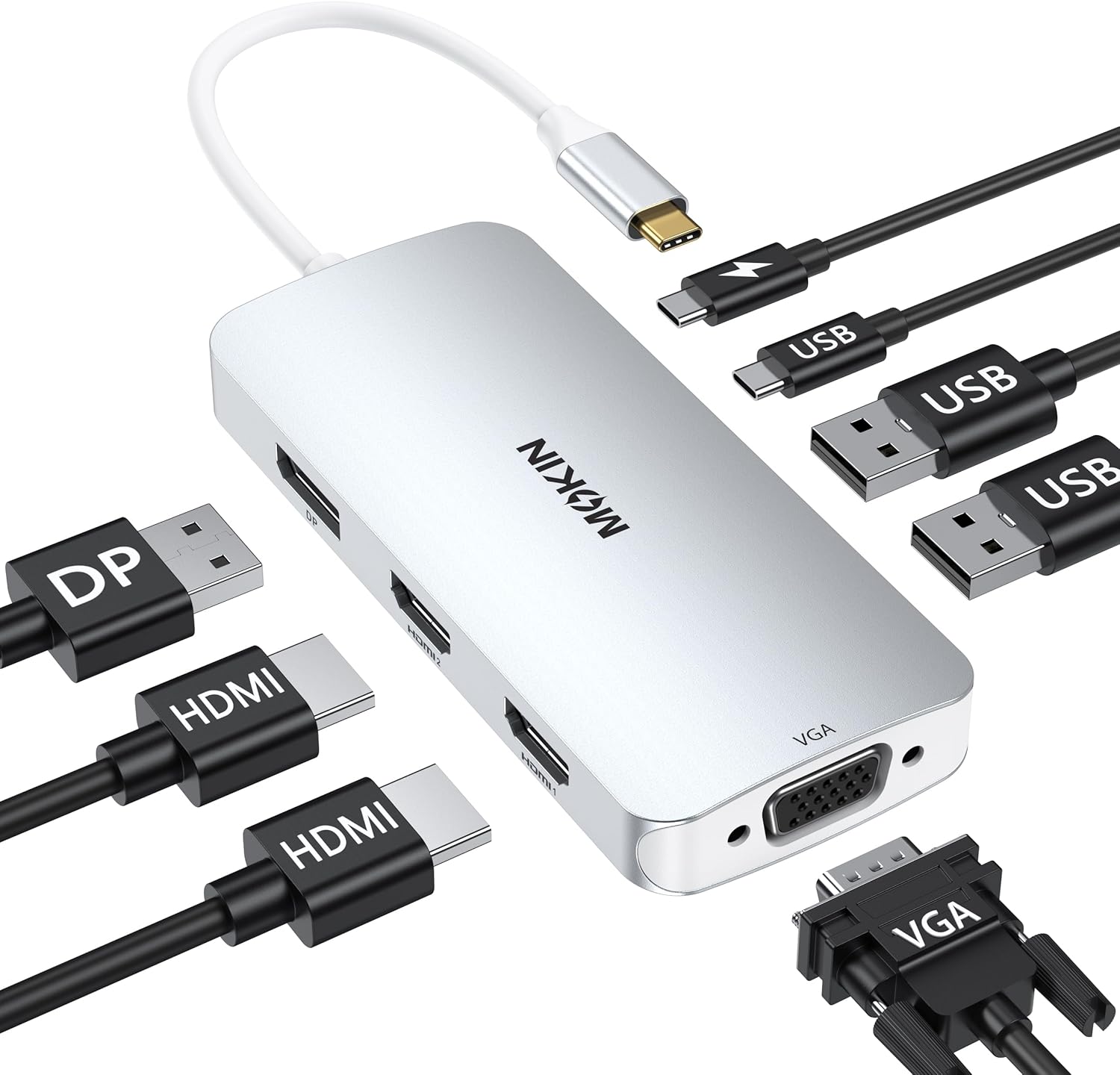 Thumbnail 6 de USB C Docking Station 8‑in‑1 for Dual HDMI