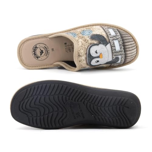 Detalle 2 de JOMIX chaussons femme talon compensĂ© đ·