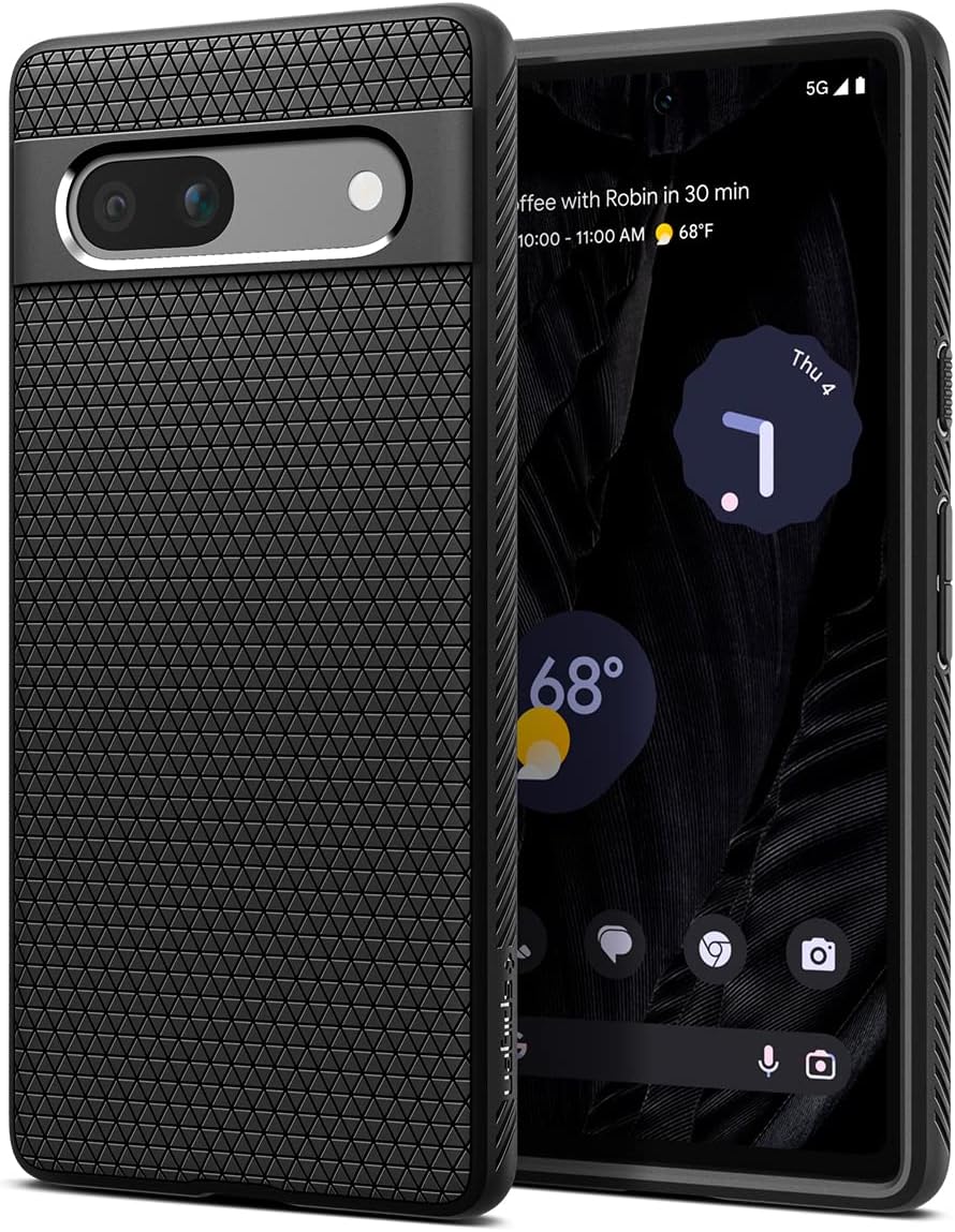 Detalle de Spigen Cover Liquid Air per Google Pixel 7a, Nero