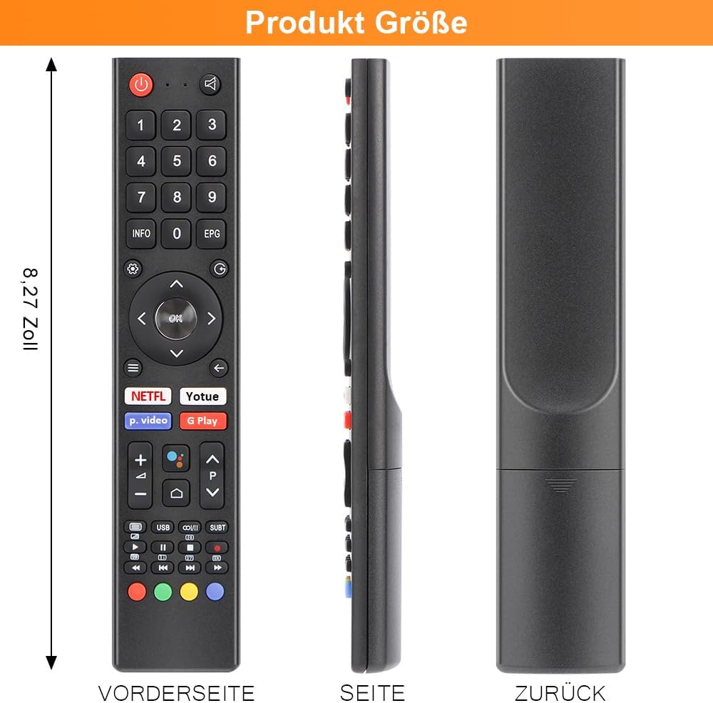 Thumbnail 6 de Gvirtue Ersatz-Fernbedienung für Changhong UHD TVs (u. a. U43H7A, U43H7S, U55H7S) – ohne Programmierung