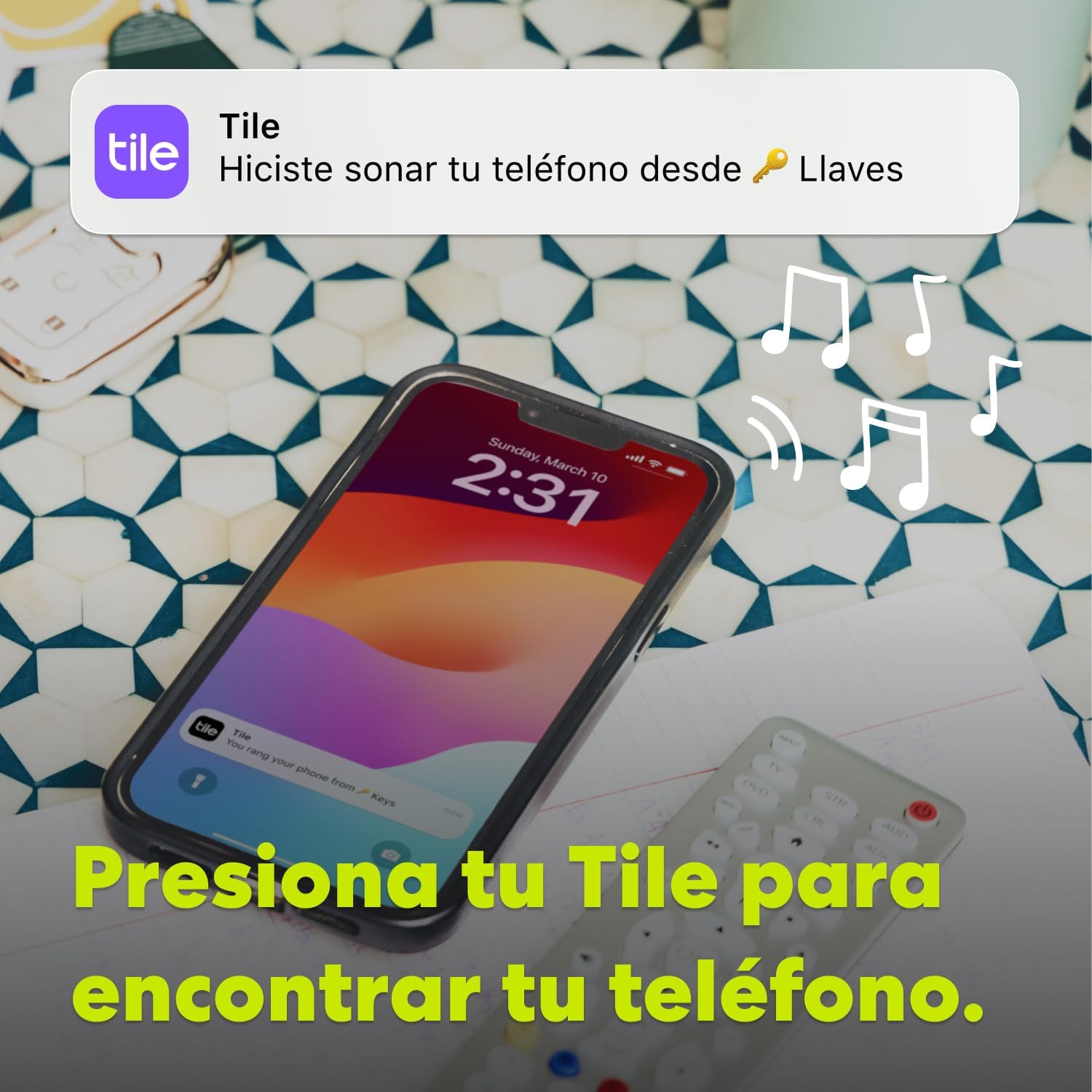 Detalle 2 de Tile by Life360 Mate 2024🗝️ - Localizador de Llaves y Objetos
