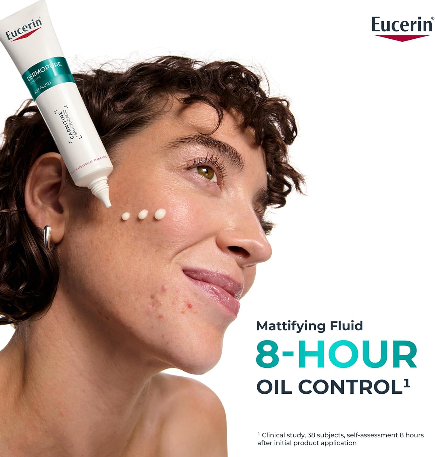 Thumbnail 4 de Eucerin Dermopure Clinical Matt Fluid 40ml – Oil Control Moisturiser for Oily, Blemish-Prone Skin