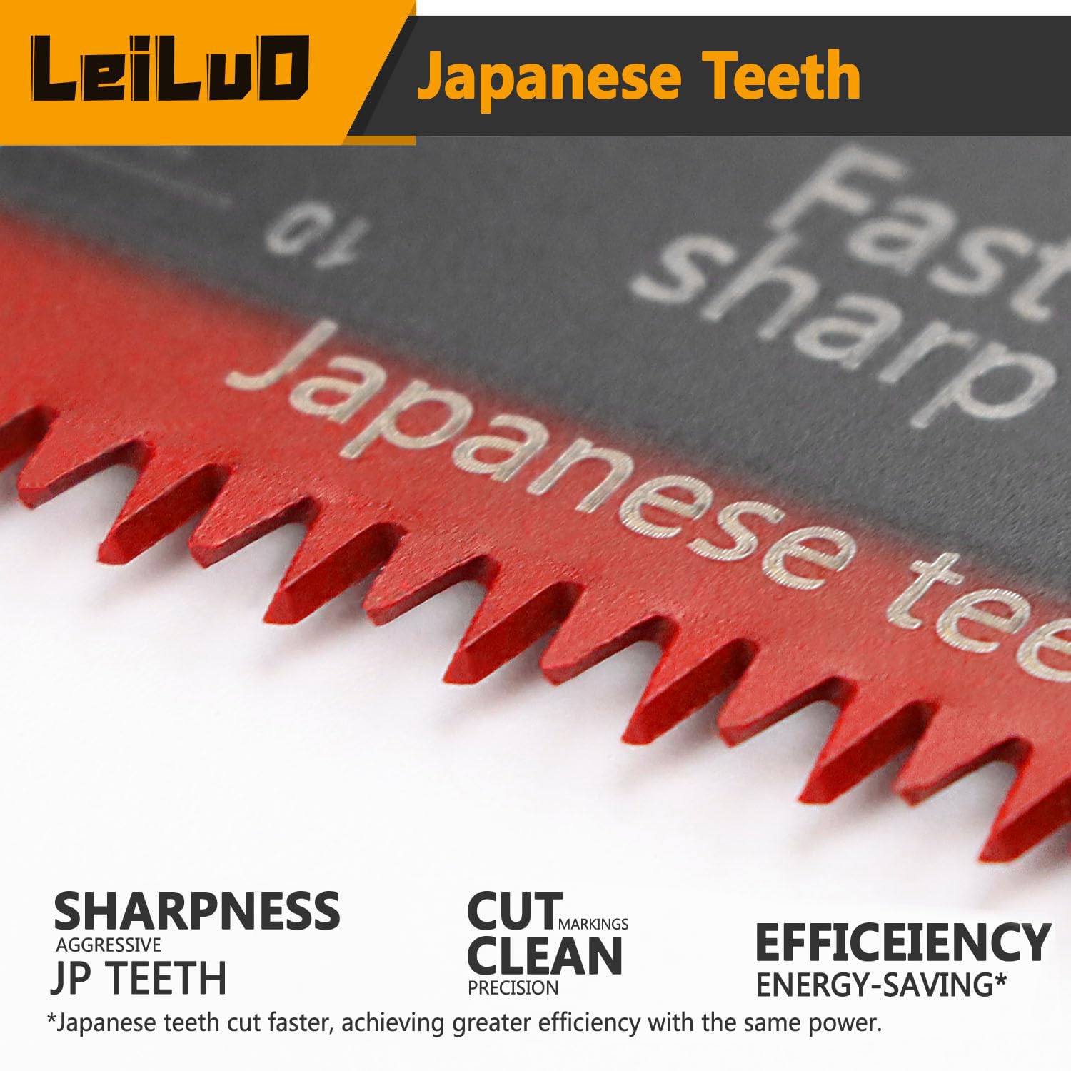 Detalle de LEILUO 70mm Japanese Teeth Multitool Blades — 15-Piece CRV Wood Cutting Set