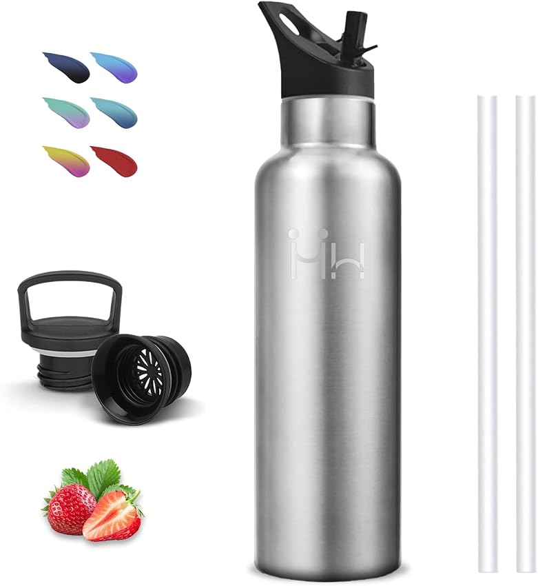 Detalle de Botella Agua Acero Inoxidable 750 ml termosport