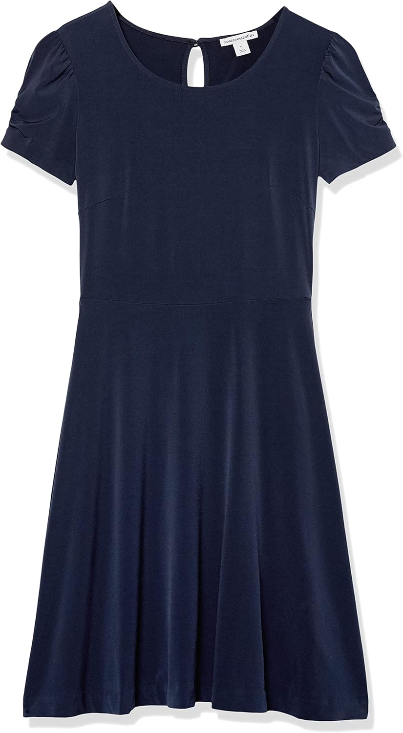 Thumbnail 5 de Amazon Essentials women’s gathered short-sleeve A-line floral dress (plus size available)
