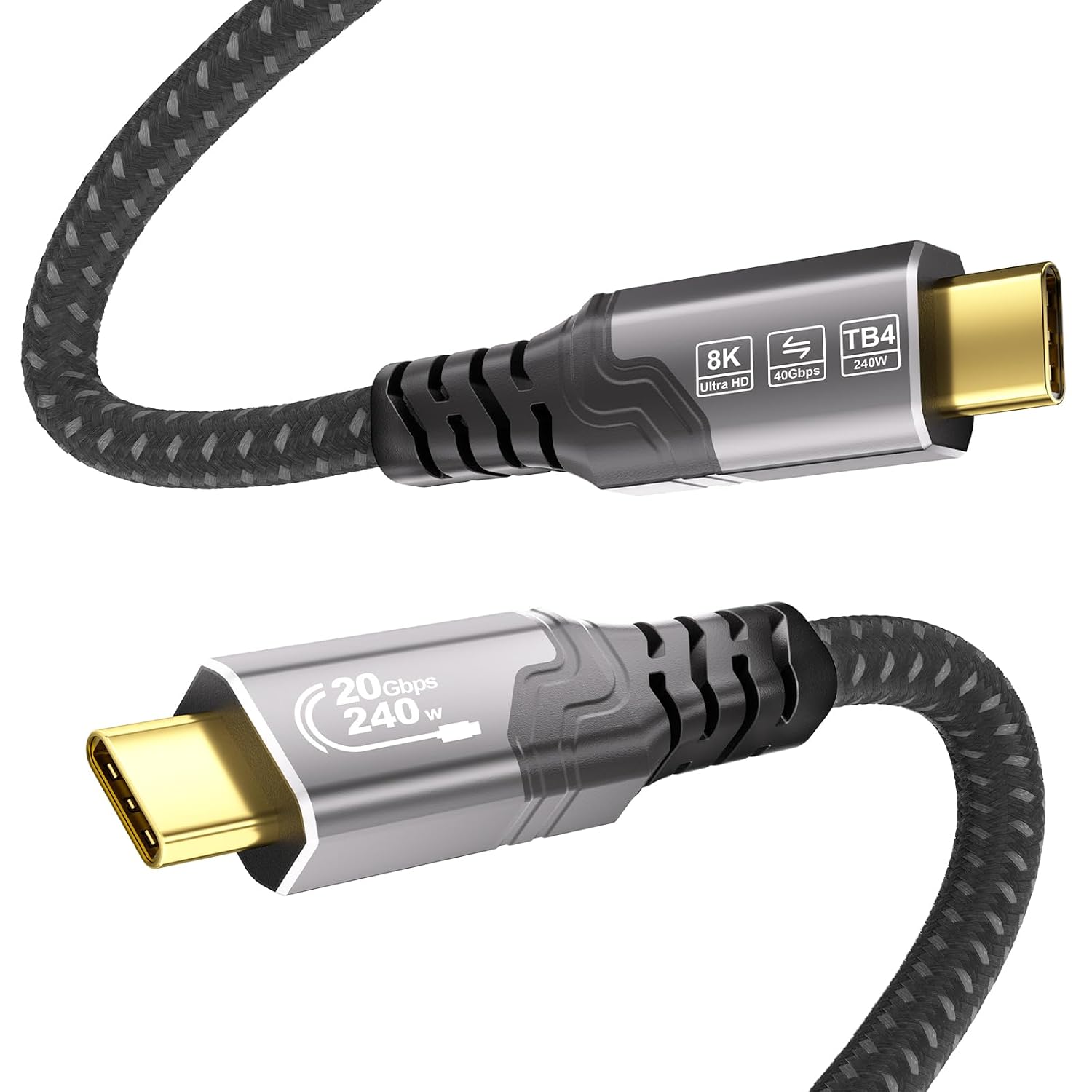 Detalle de USB C to USB C cable 1m 20Gbps