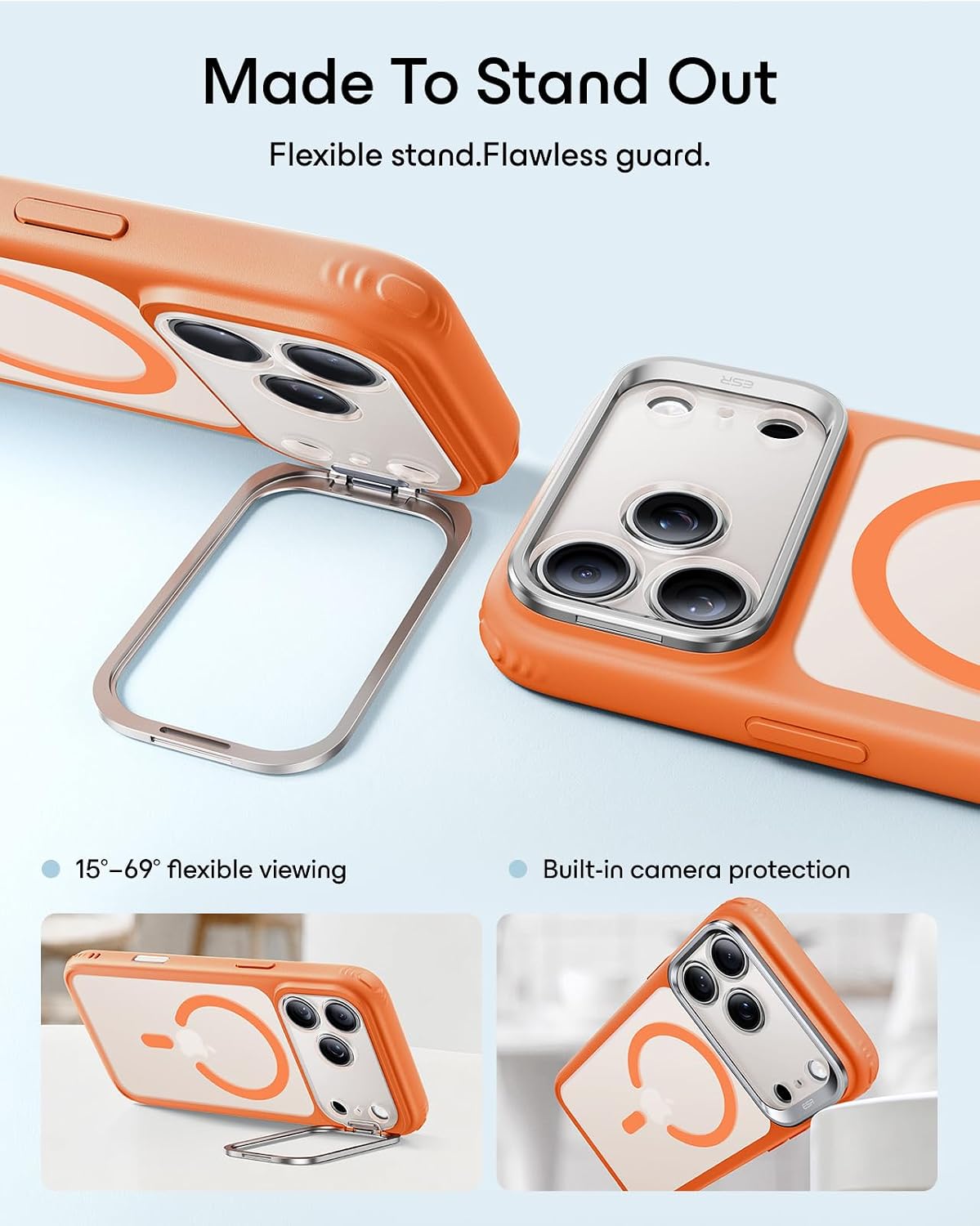 Thumbnail 3 de ESR iPhone 17 Pro Max MagSafe case with kickstand
