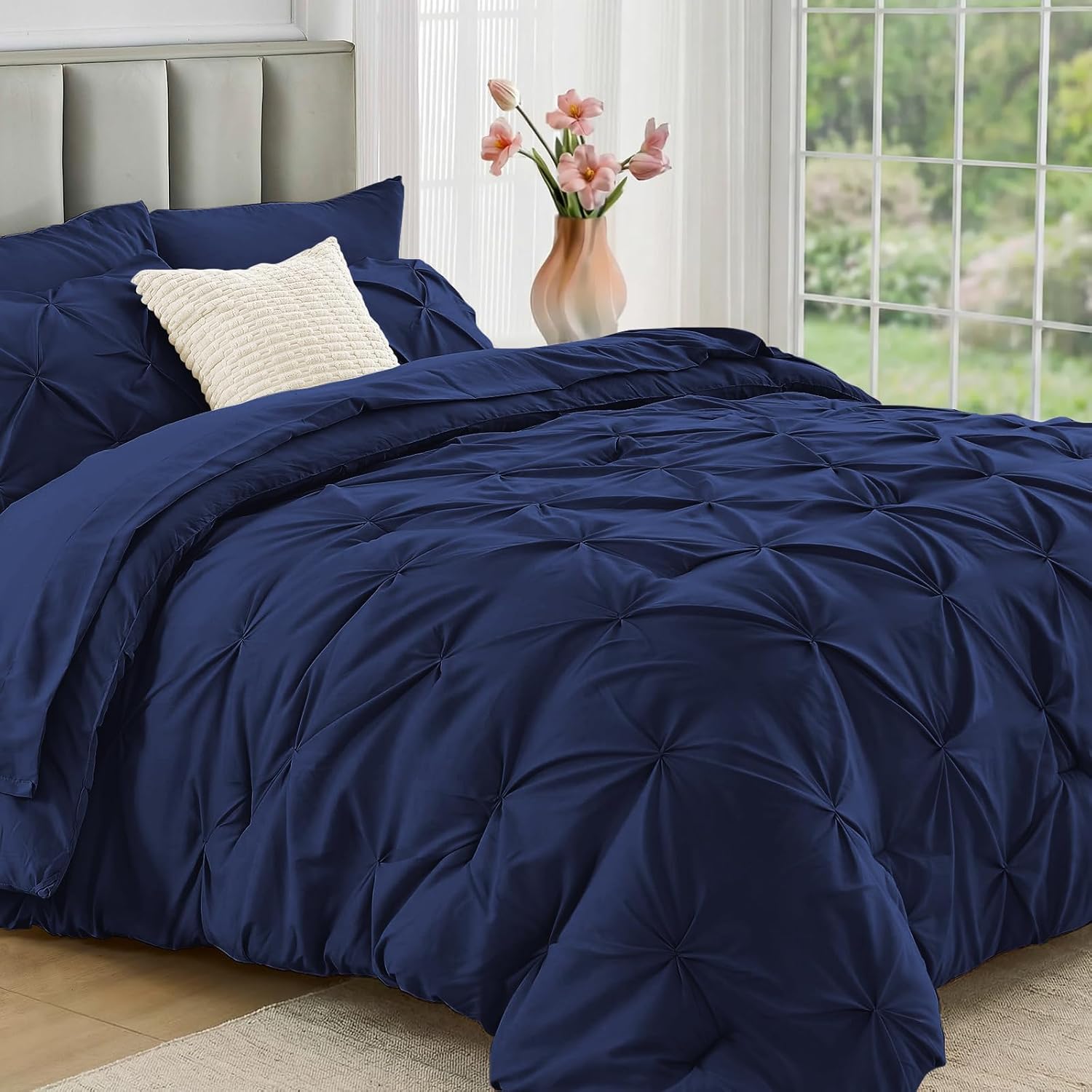 Detalle de JOLLYVOGUE Queen 7-piece comforter set