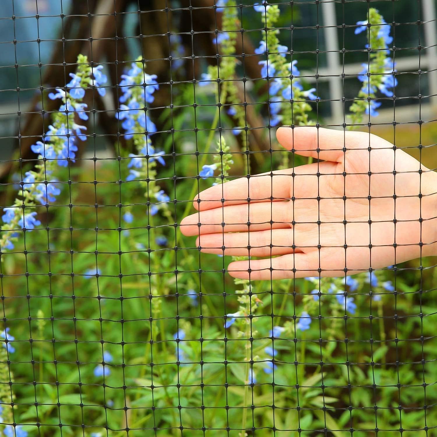 Detalle 2 de Ohuhu Bird Netting Garden Netting Reusable 2m x 30m (16–18mm mesh) with 50 cable ties & 10 ground pegs