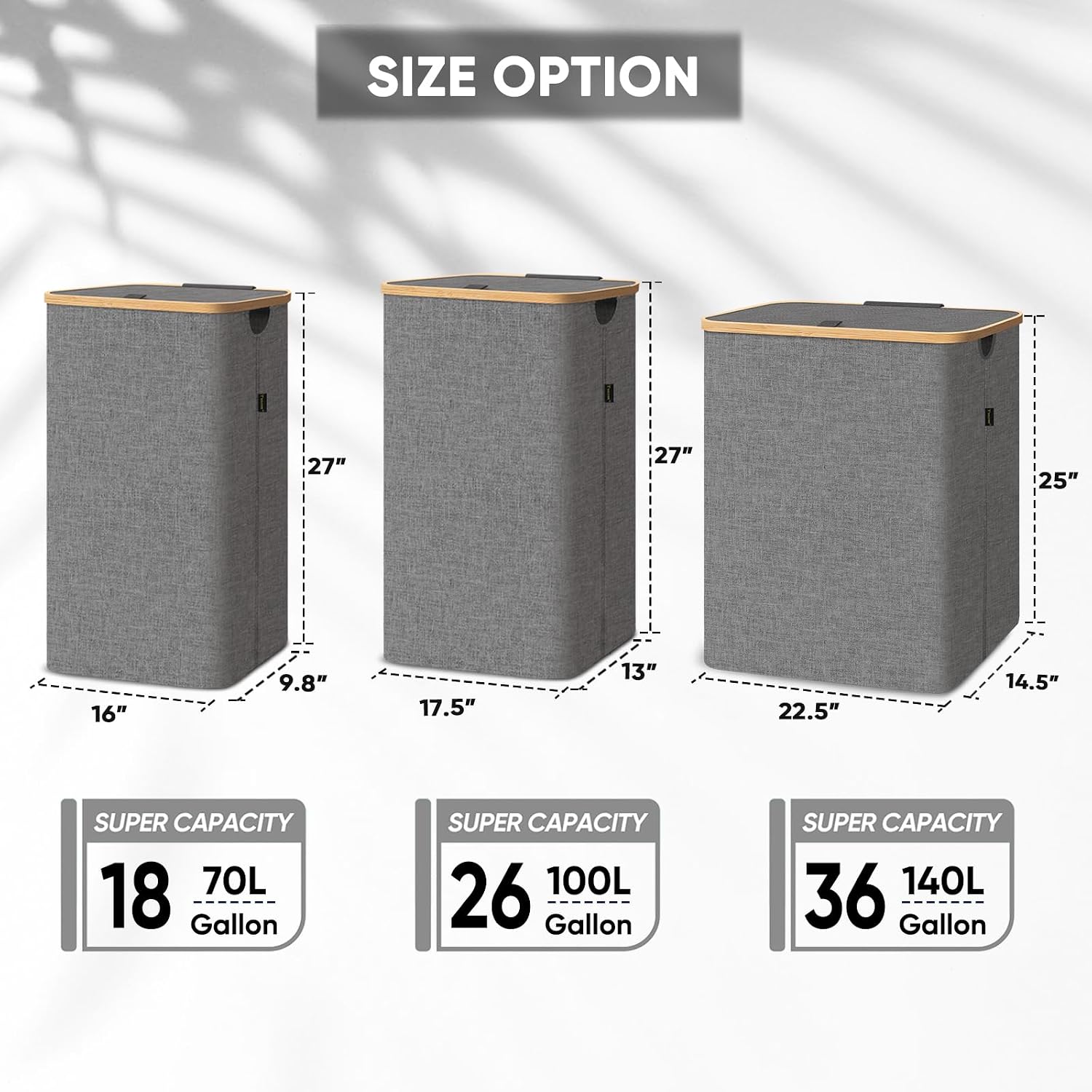 Detalle de BALEINE Laundry Hamper 26 Gal ⚙