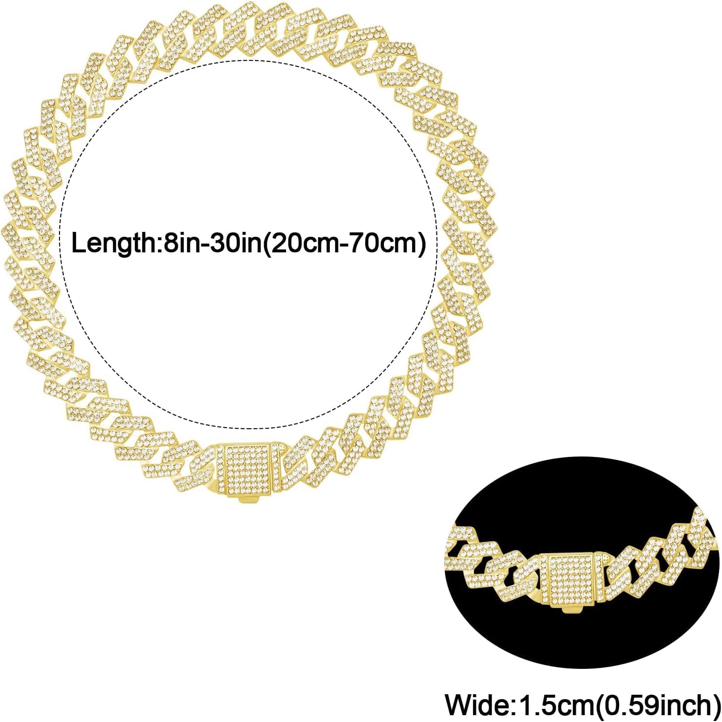 Detalle 1 de Gold Dog Chain, 20-Inch