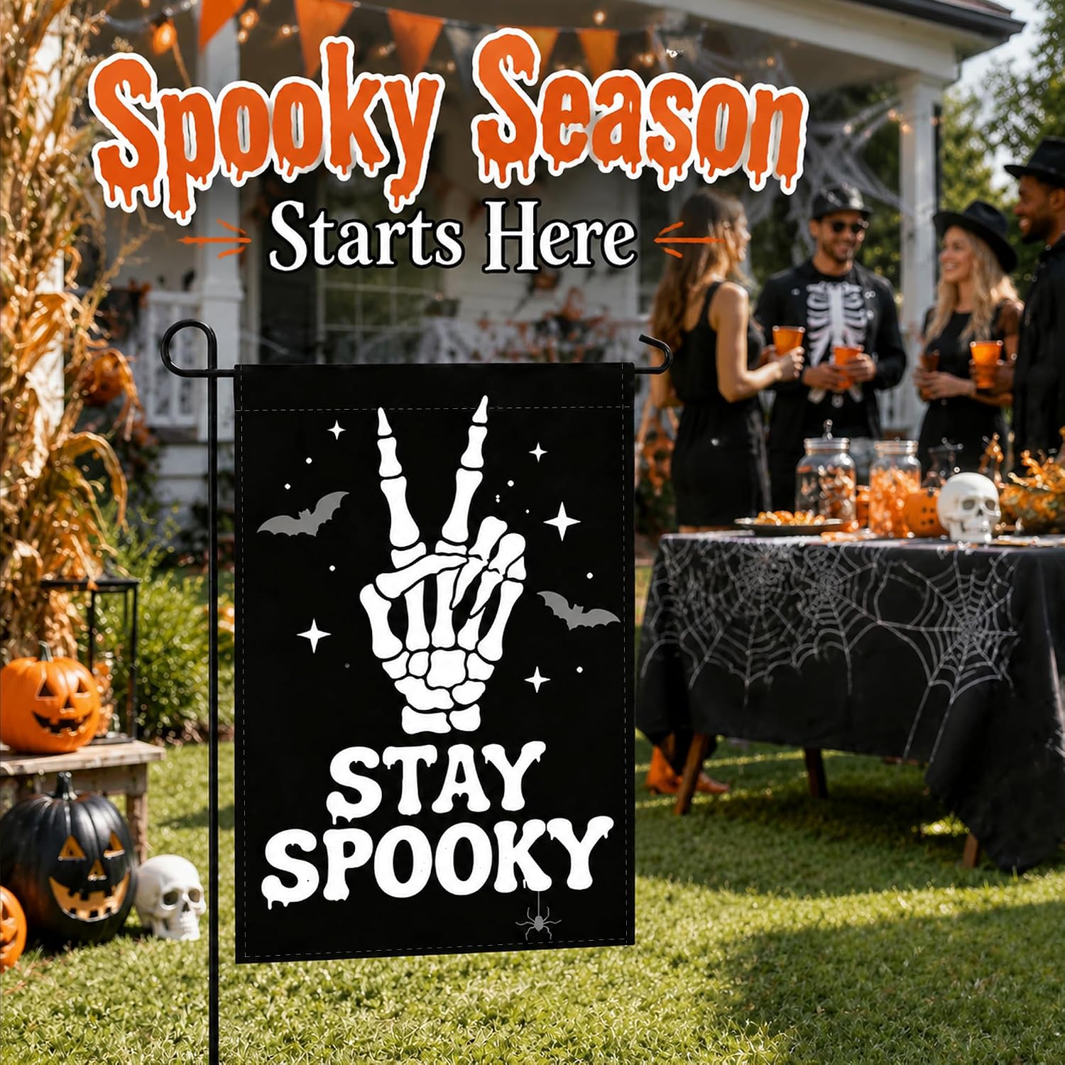 Thumbnail 3 de Halloween Garden Flag, Double-Sided
