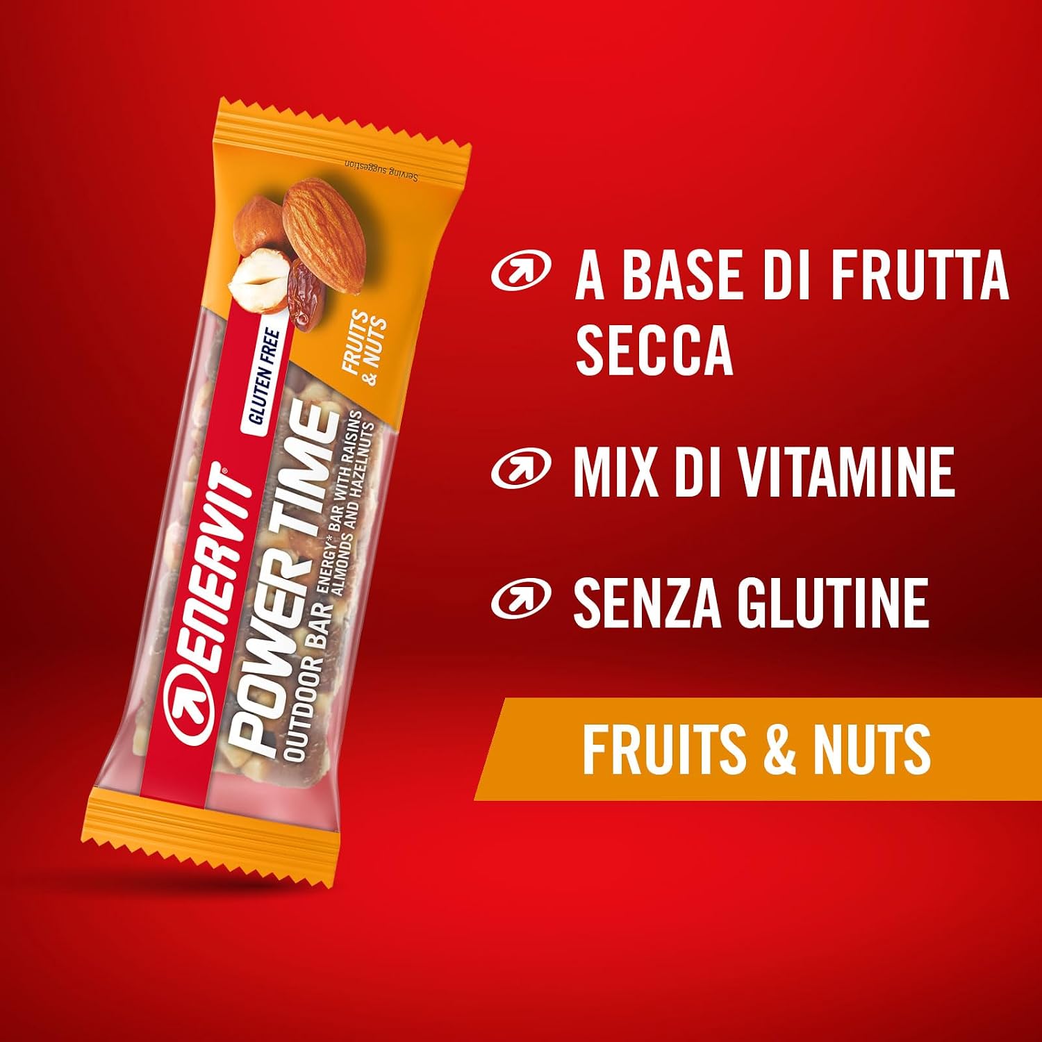 Detalle 2 de Enervit Power Time barre energetiche 24 pezzi 🍫