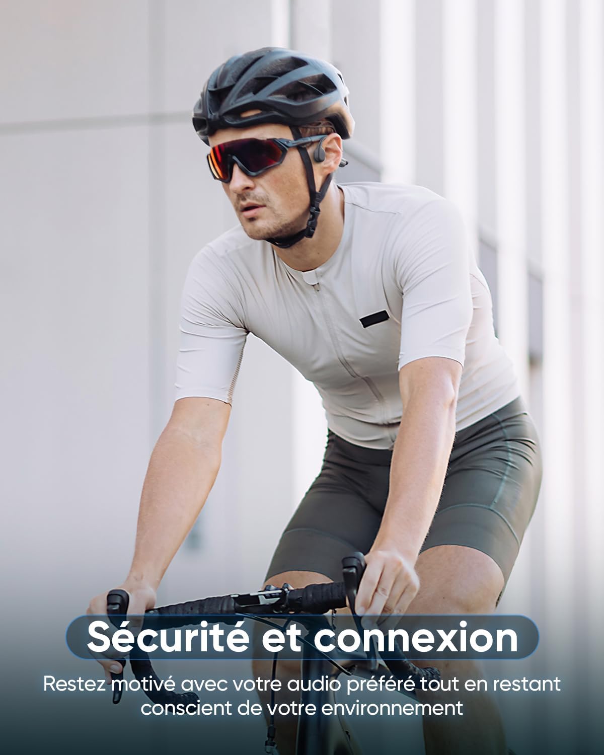 Detalle de Casque Conduction Osseuse pour Natation – Écouteur Bluetooth 5.4, IP68, 32 Go
