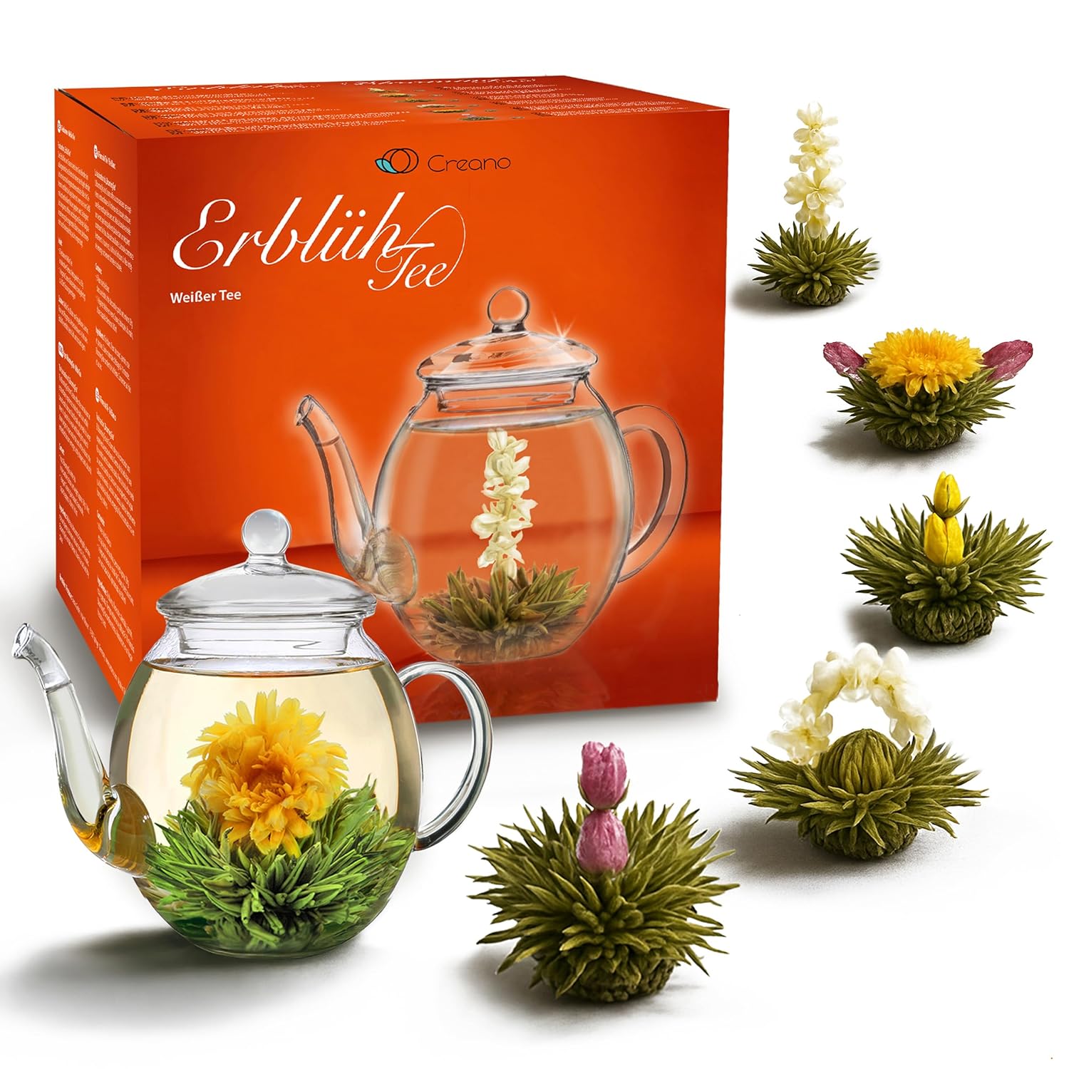 Detalle de Creano Teeblumen Geschenkset 0,5 l đ”