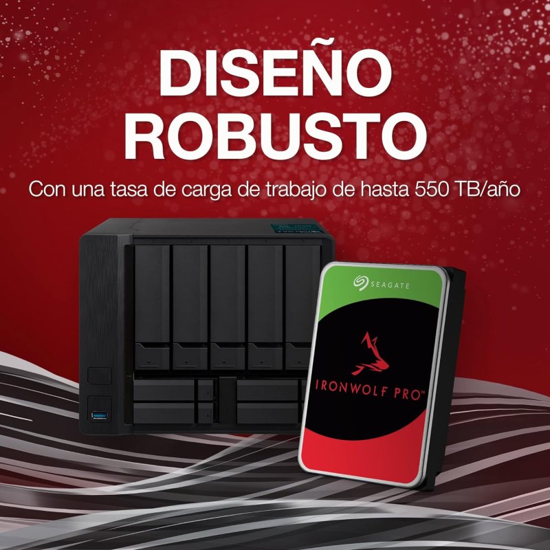 Thumbnail 1 de Seagate IronWolf Pro 4TB SATA 3.5" - Almacenamiento 🖥