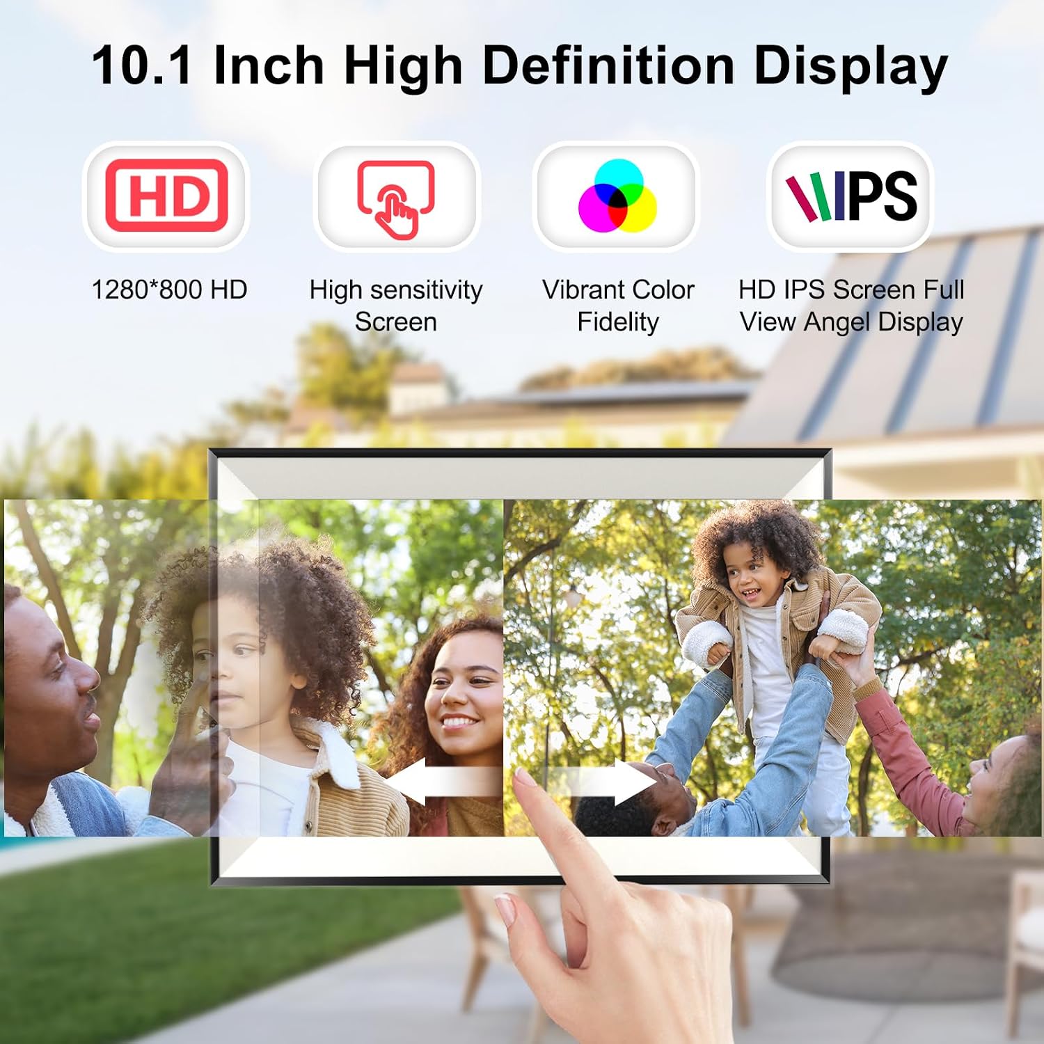Thumbnail 6 de Hesmor Frameo 10.1 Inch Digital Photo Frame