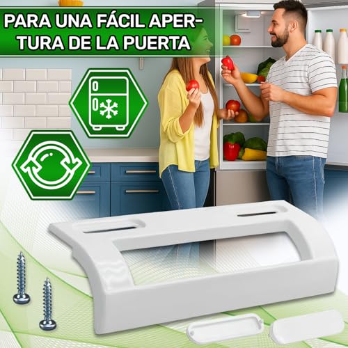 Thumbnail 4 de ONIX TECH Kit 2 tiradores universales para puerta de frigorífico y congelador (105–160 mm)