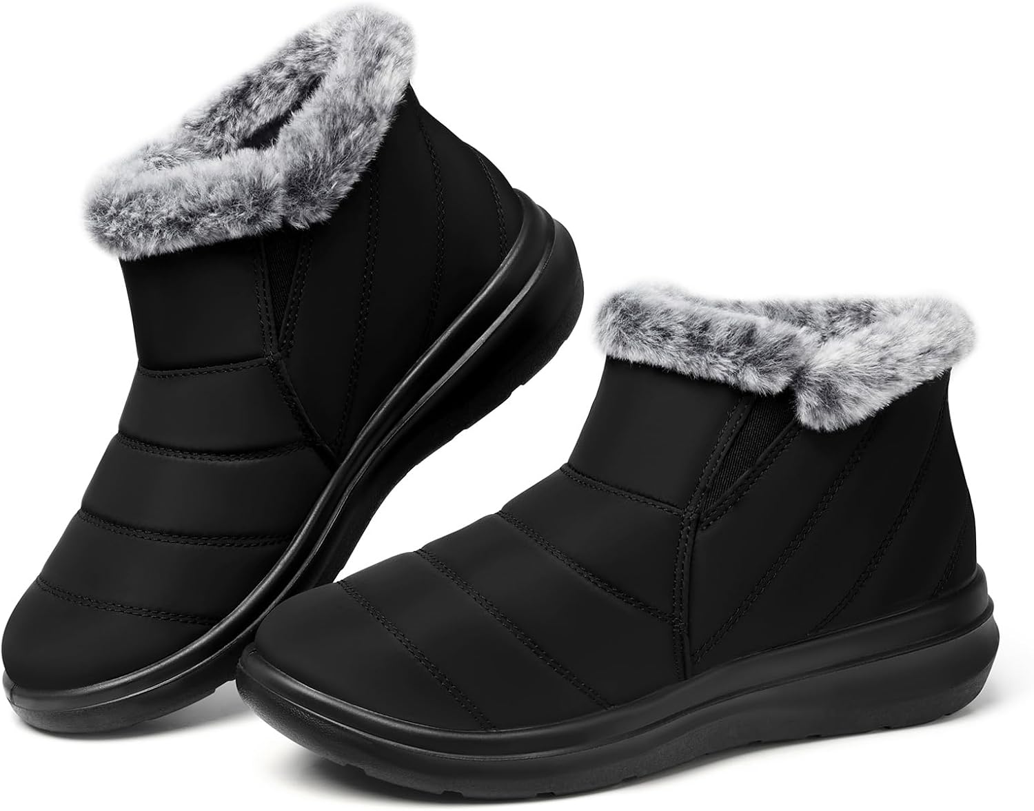 Detalle de SHIBEVER Winter Waterproof Boots for Women