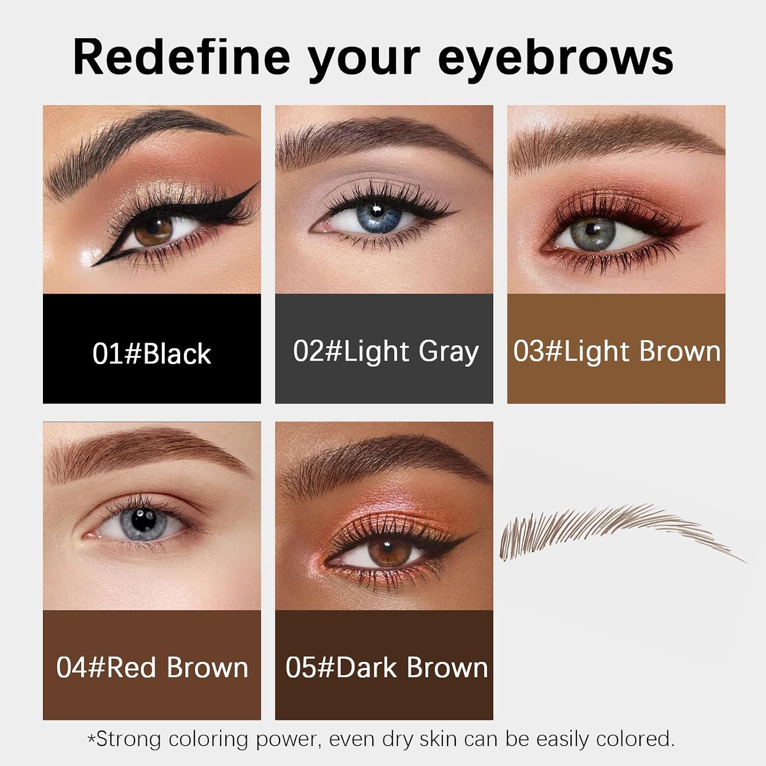 Thumbnail 5 de MAVENI 02 Light Grey Microblading Eyebrow Pencil with 0.1 mm Tip