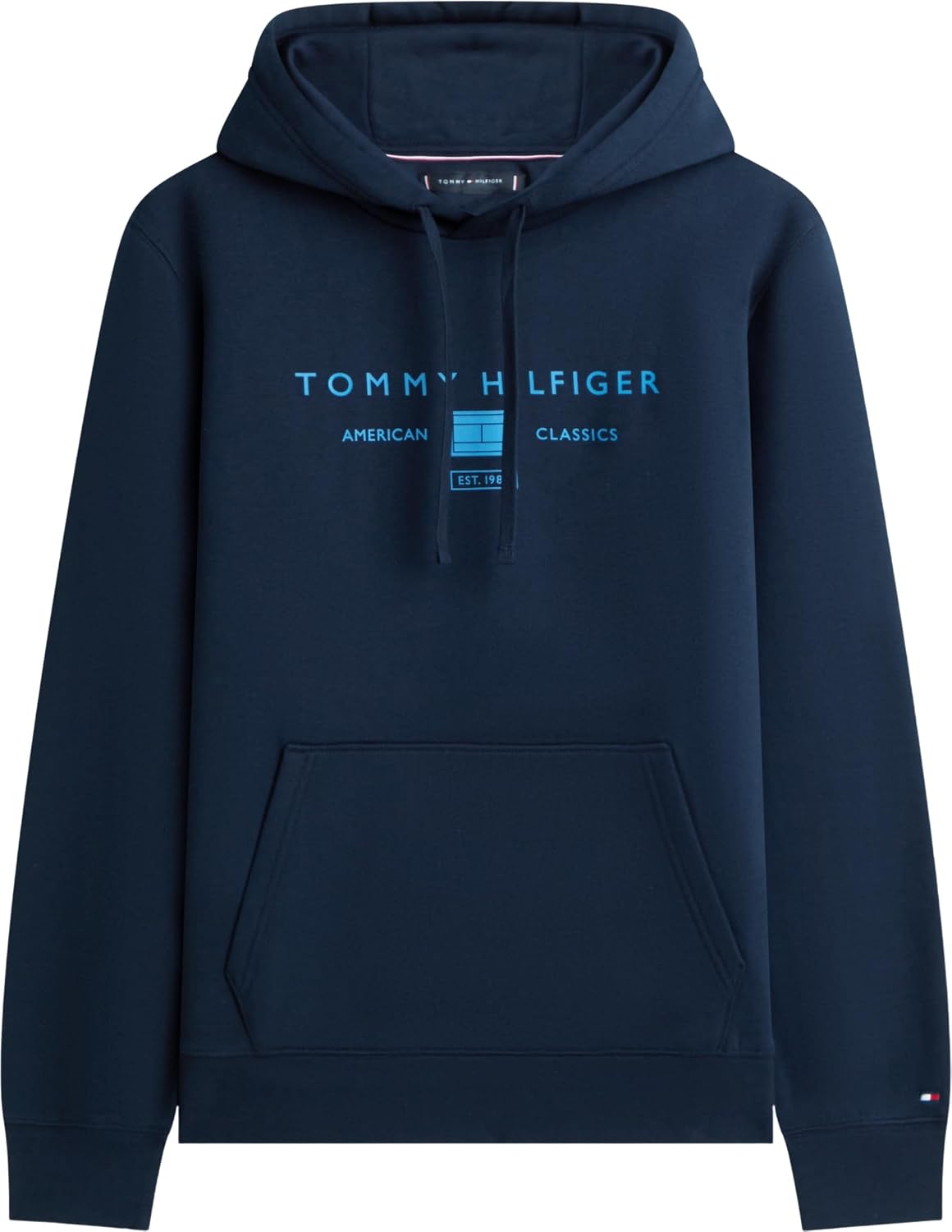 Detalle de Tommy Hilfiger Men's Brand Love Tr Mono Stack Hoody Mw0mw42464 Pullover Hoodie