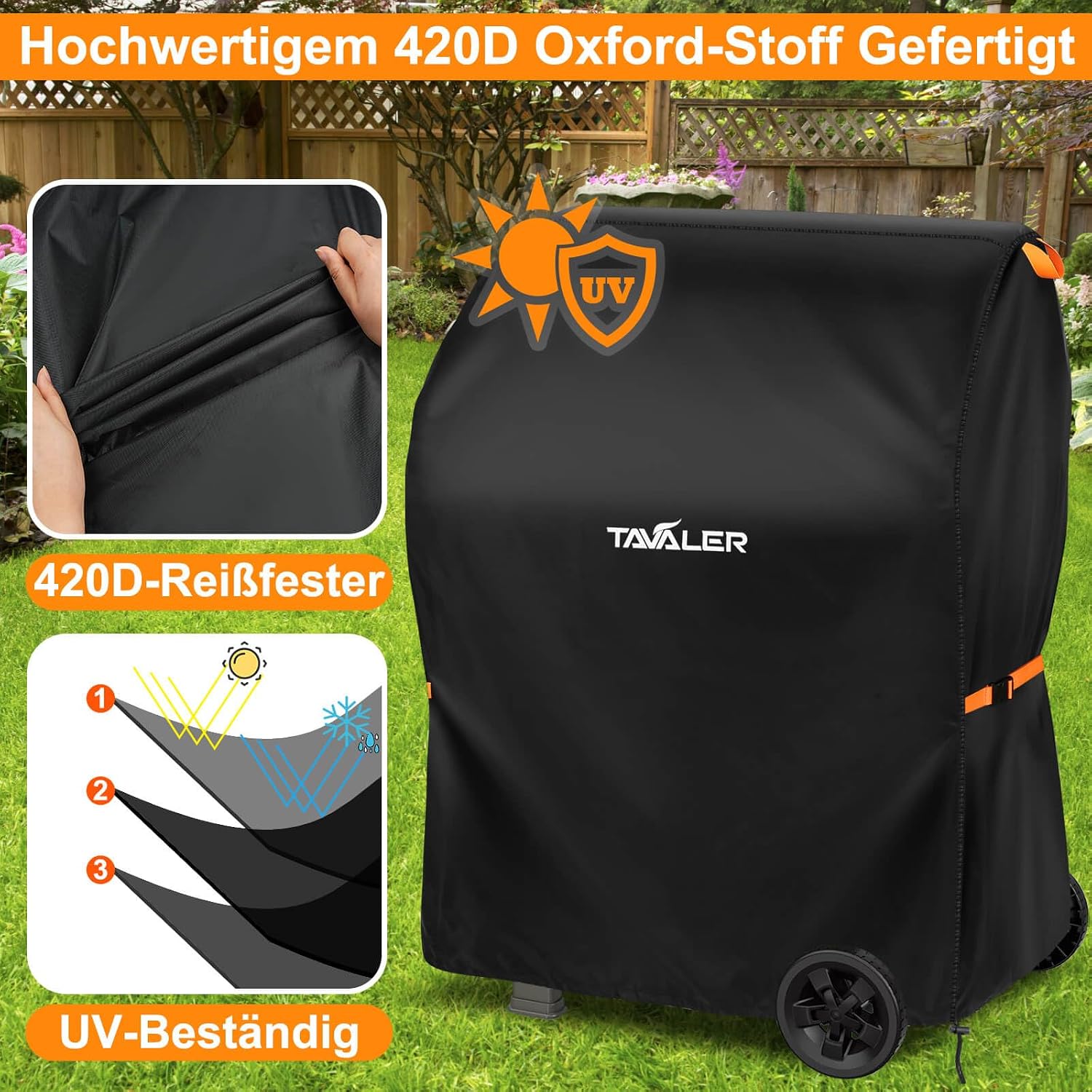 Thumbnail 2 de Tavaler Grillabdeckung 90 x 70 x 110 cm