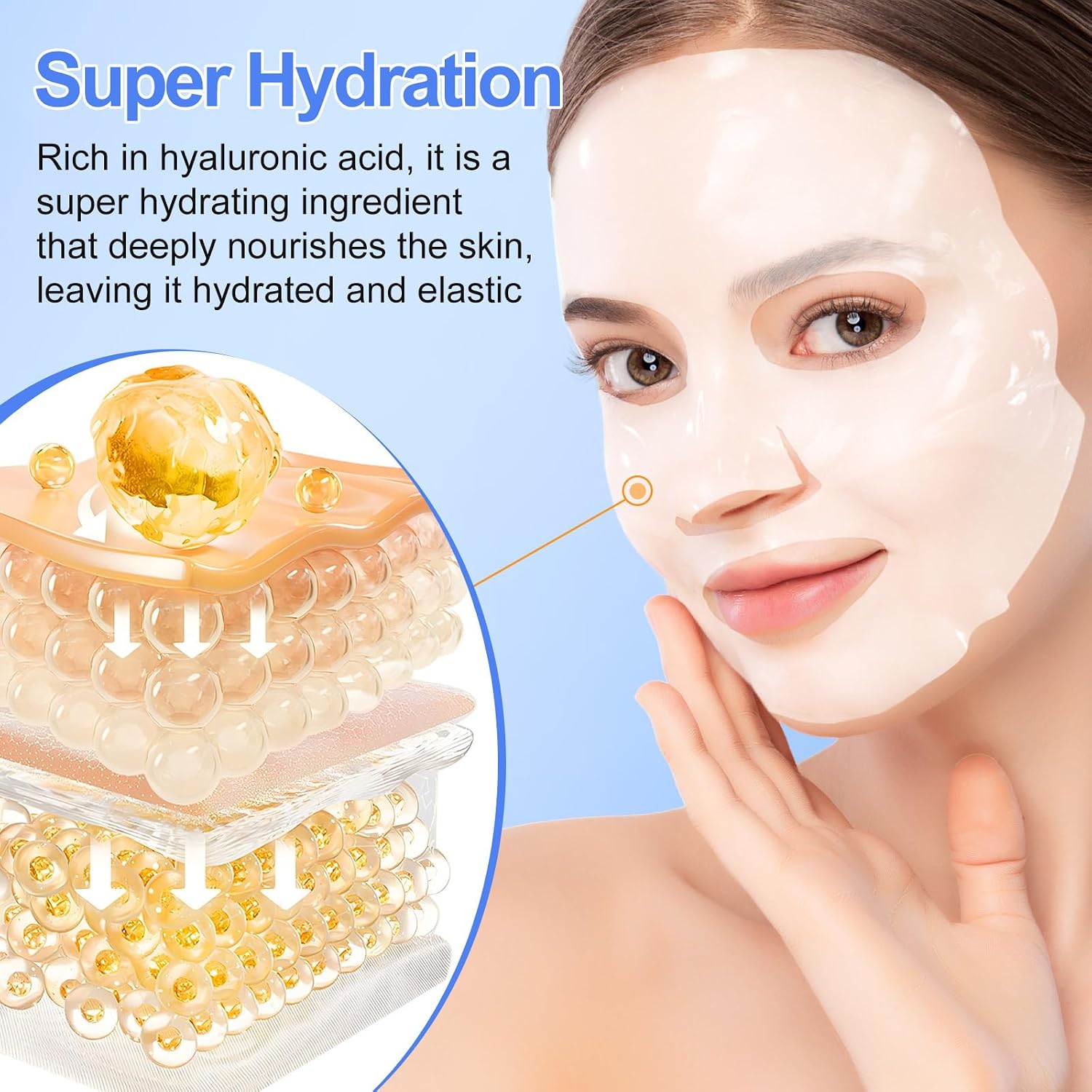 Thumbnail 1 de Bio Collagen Real Deep Mask 6 pezzi — maschera viso al collagene