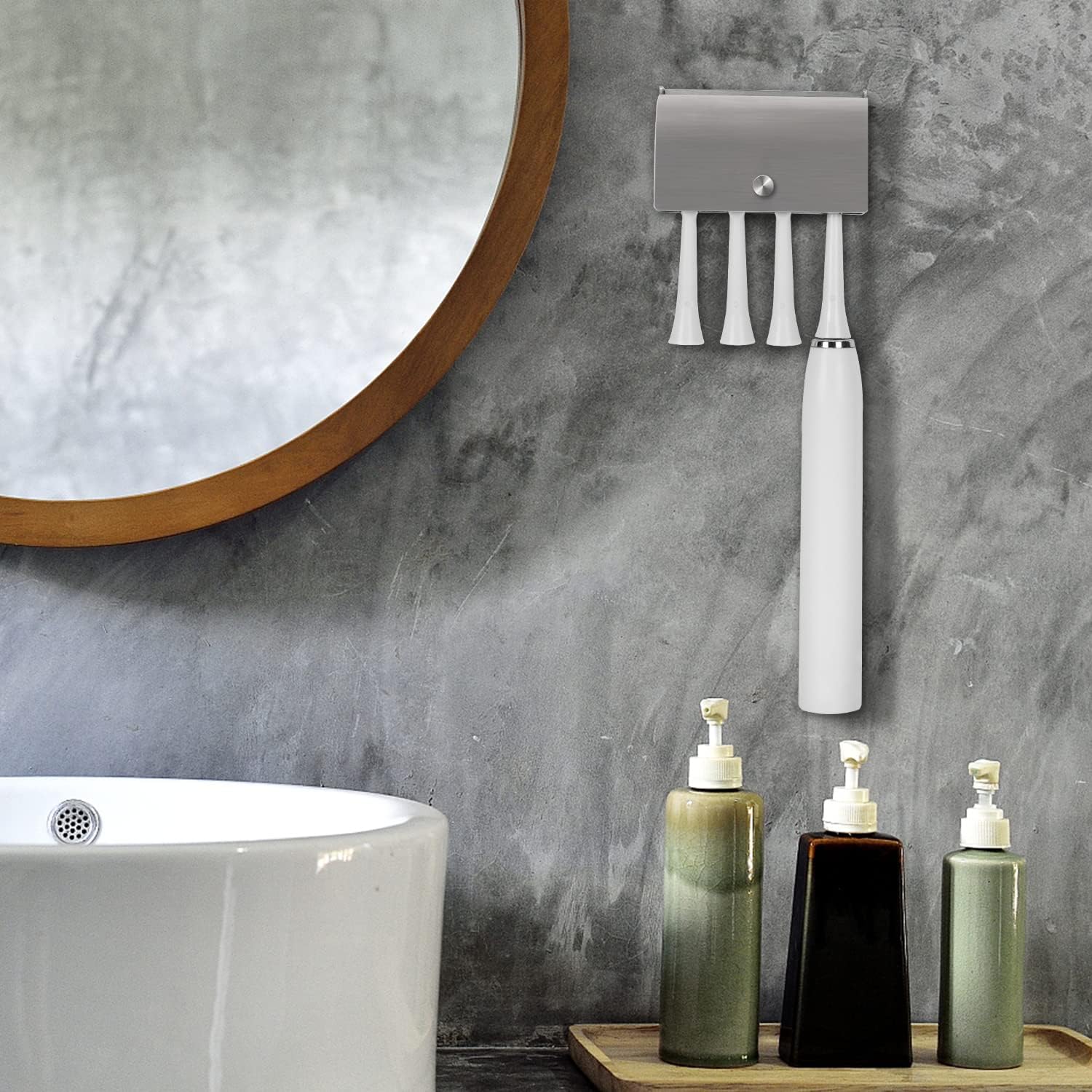 Thumbnail 2 de Zahnbürstenhalter 304 Edelstahl mit 4 Schlitzen