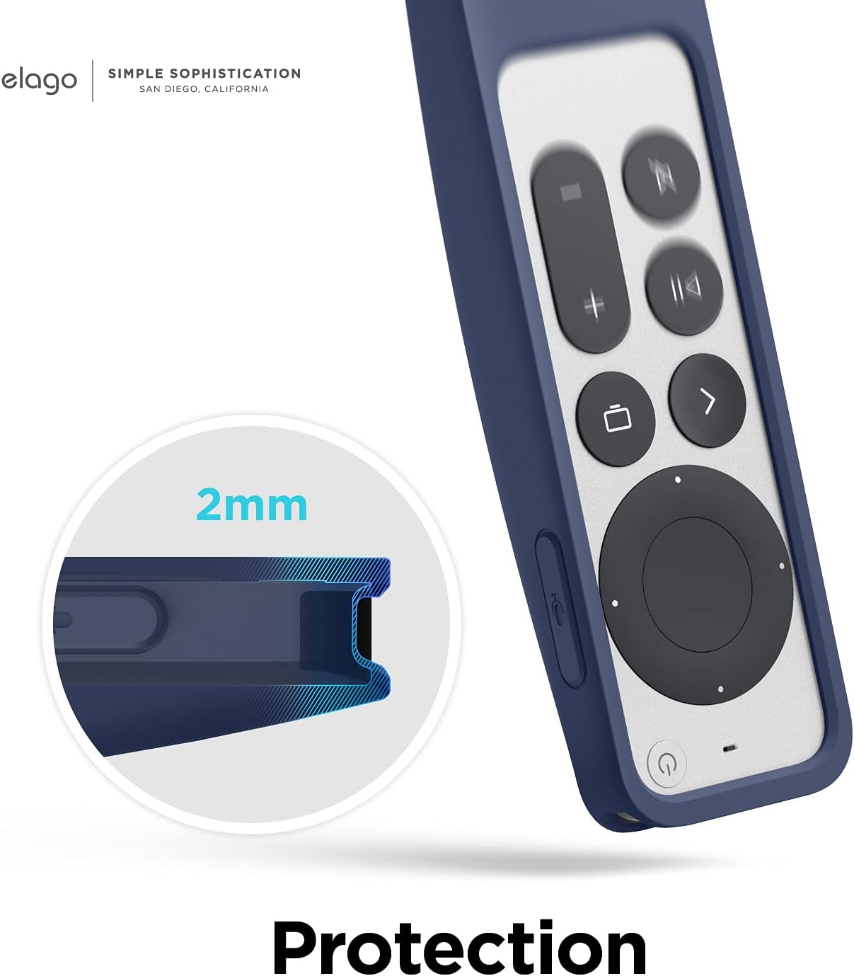 Thumbnail 5 de elago Étui de localisation R5 pour Apple TV 4K Siri Remote (3e/2e génération, 2021-2022) avec emplacement AirTag et lanière