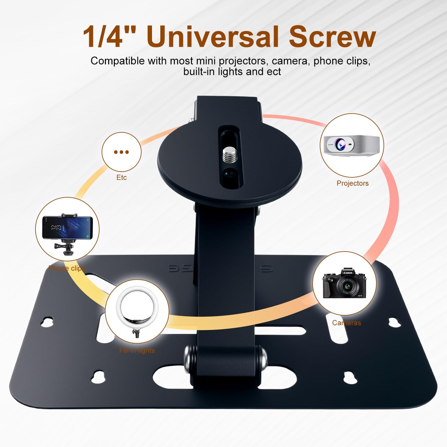 Detalle de Salange 3-in-1 Projector Stand 180° adjustment