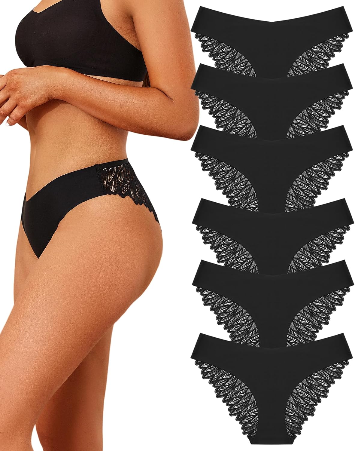 Imagen de FINETOO Lot 6 Culottes sans Couture Femme en OfertitasTOP