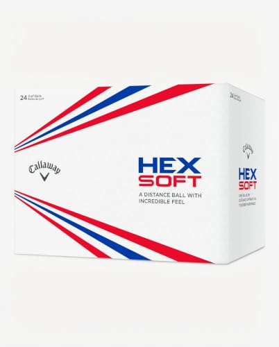 Detalle 1 de Callaway Hex Soft Golf Balls 2019 – White, 24 Ball Pack