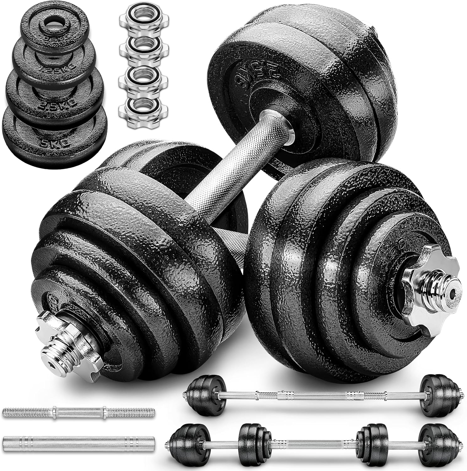 RE:SPORT Kit d'haltères 2‑en‑1 15‑40 kg 🏋