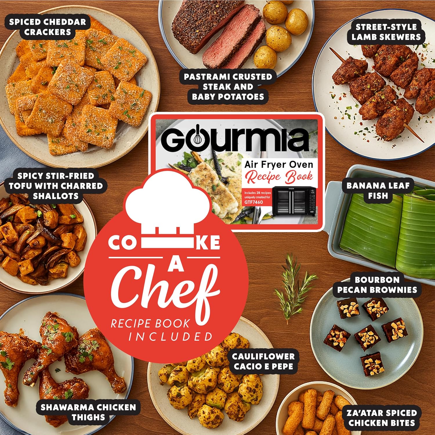 Thumbnail 4 de Gourmia French Door 25 Qt Air Fryer