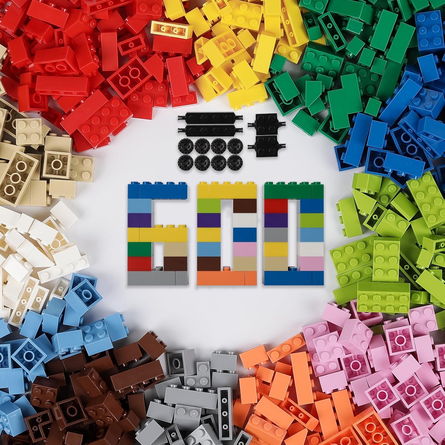Imagen de HUIZDQ 600 Pieces Building Bricks en OfertitasTOP