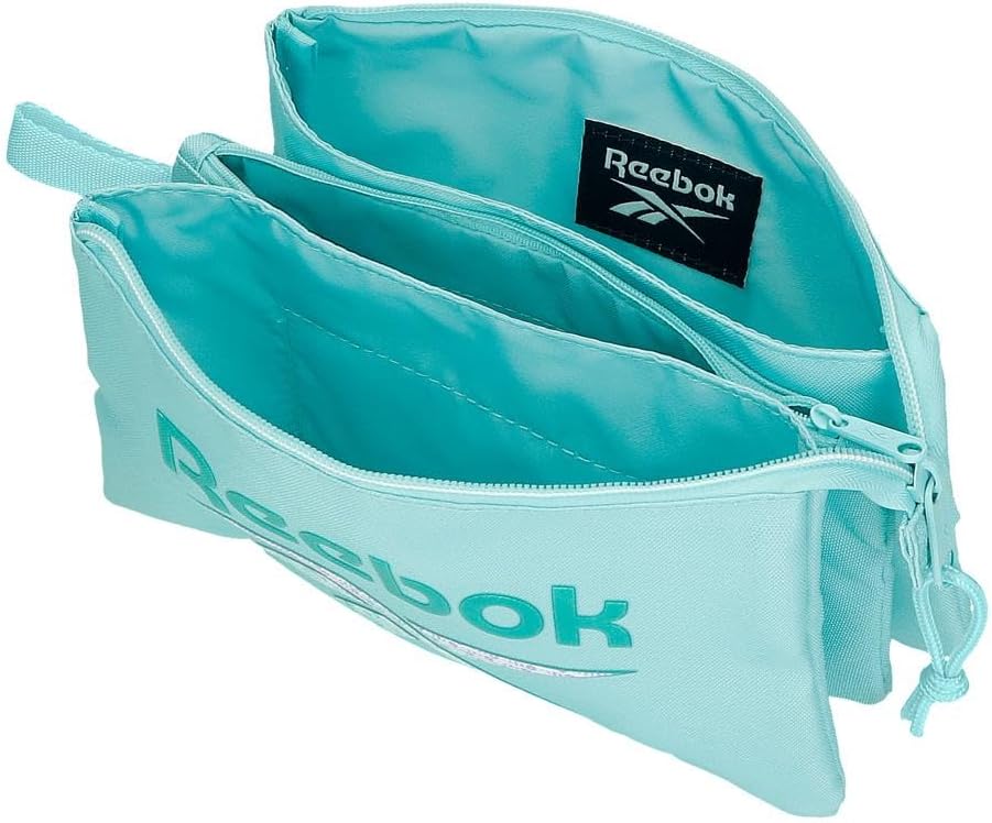 Detalle de Reebok Ann Zaini scuola e astucci: astuccio in poliestere 22x12x5 cm con tre scomparti