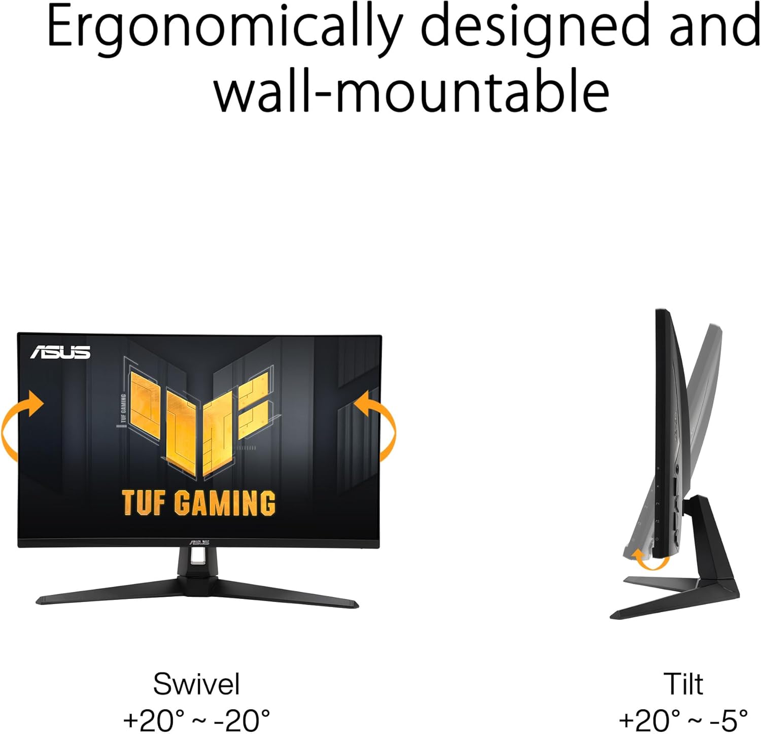 Thumbnail 1 de ASUS TUF Gaming VG27AQM5A 27-inch 1440P QHD Gaming Monitor (300Hz, Fast IPS, ELMB Sync)