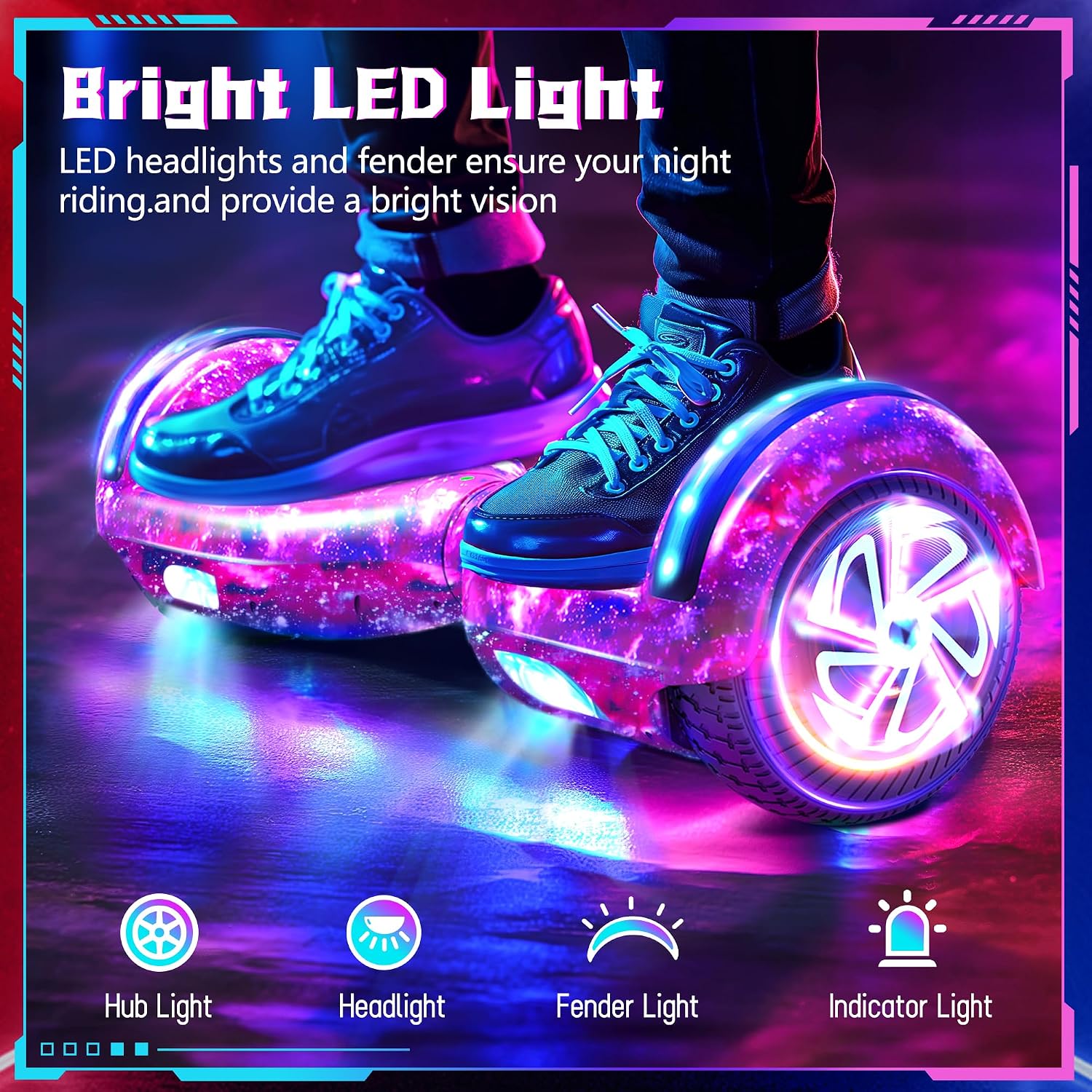 Thumbnail 5 de SISIGAD Hoverboard 6.5" for Kids 6–12