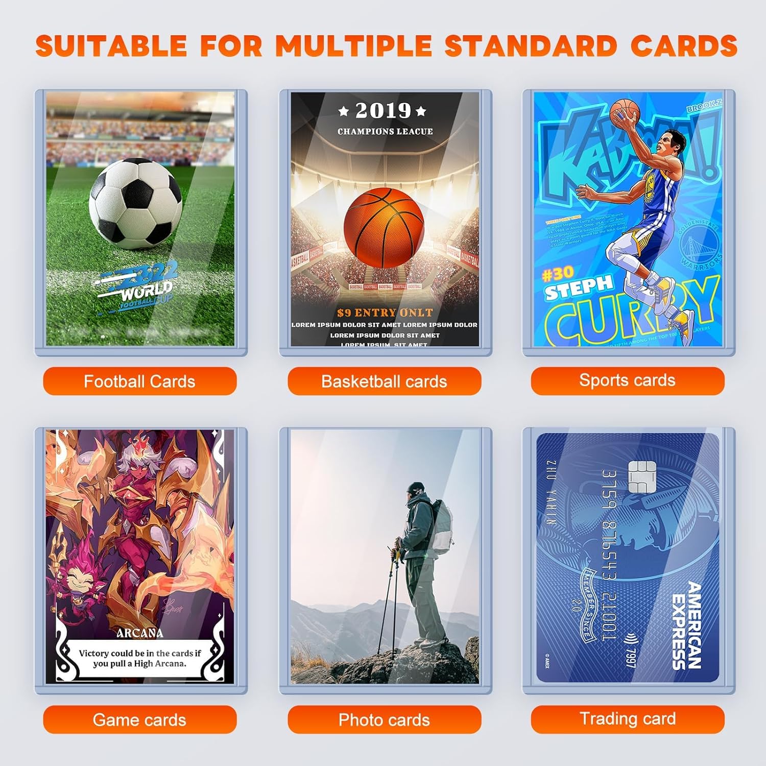Detalle de Top loaders 200 Piece Bundle: 100 hard 3" x 4" toploaders + 100 clear sleeves