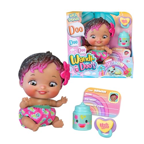 Detalle de Famosa WANDI-DOO'S Muñeca bebé hawaiana con 2 accesorios
