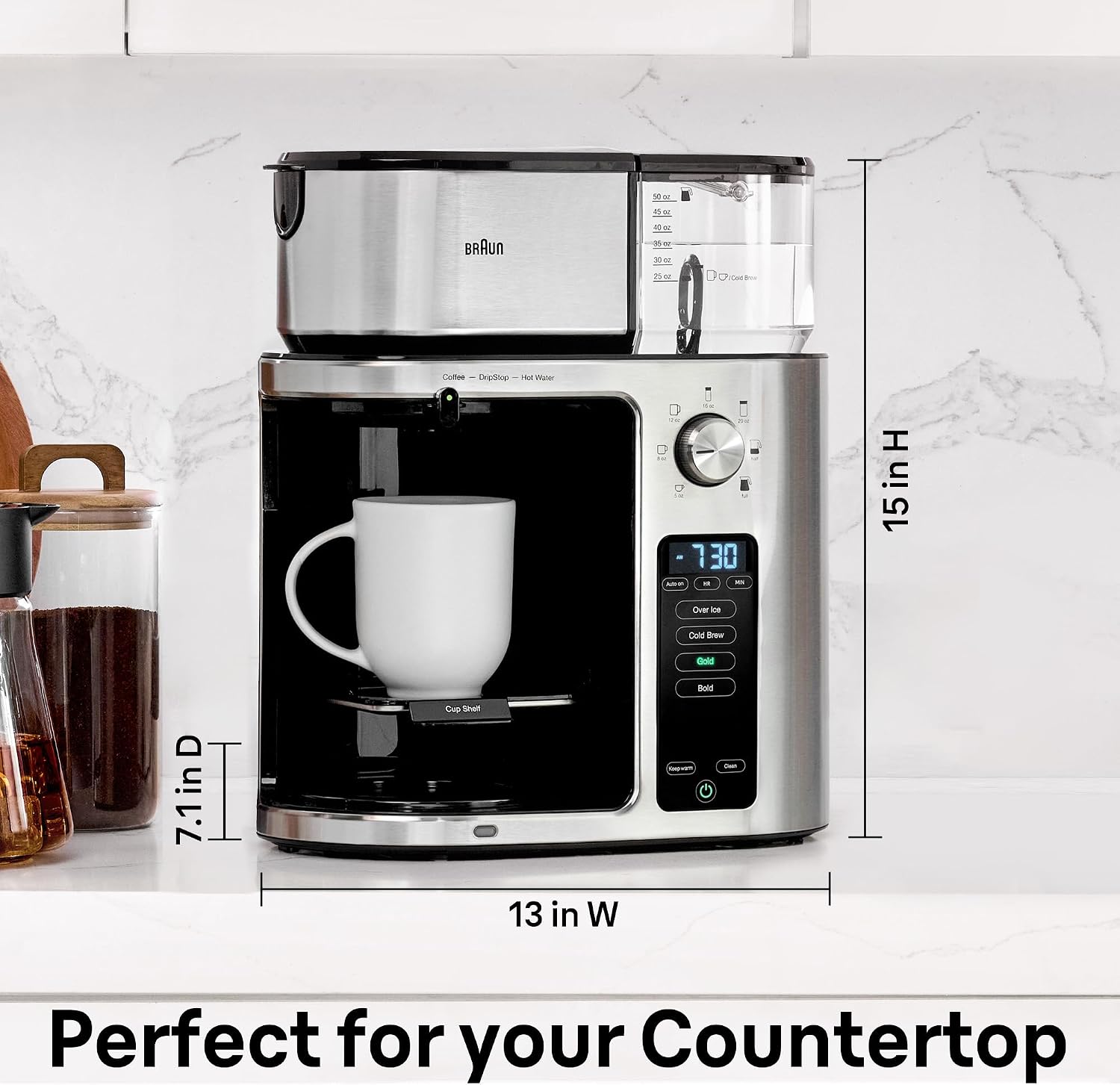 Detalle de Braun MultiServe Plus KF9270SI 10-Cup Coffee Maker
