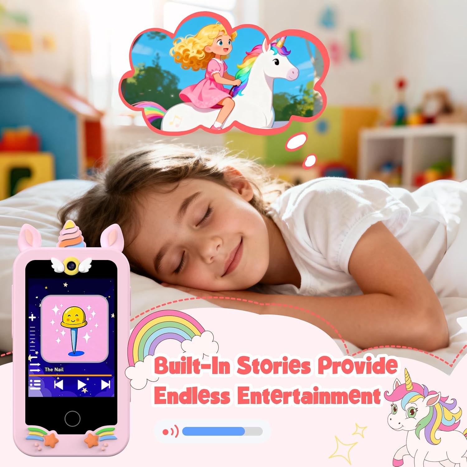 Detalle 2 de Kids Smart Phone Mini Toddler Cell Phone for Girls