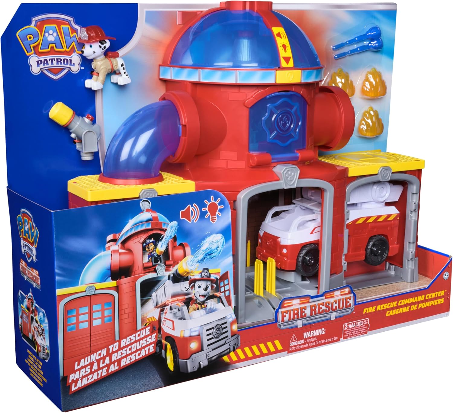 Detalle 2 de Paw Patrol Fire Rescue Command Center 38 cm
