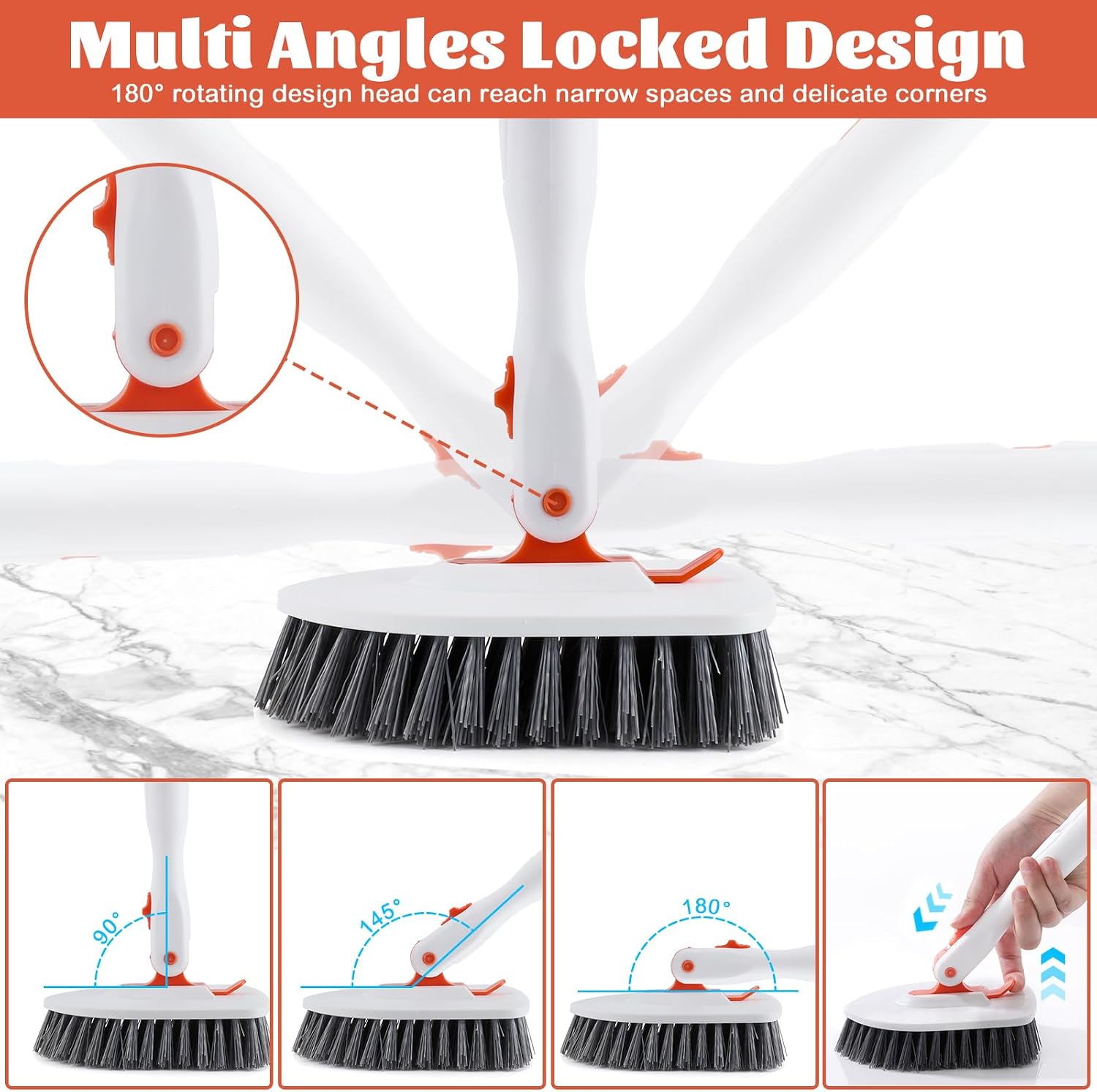 Thumbnail 3 de Bathroom Tile Cleaner 52 Inch Long Handle