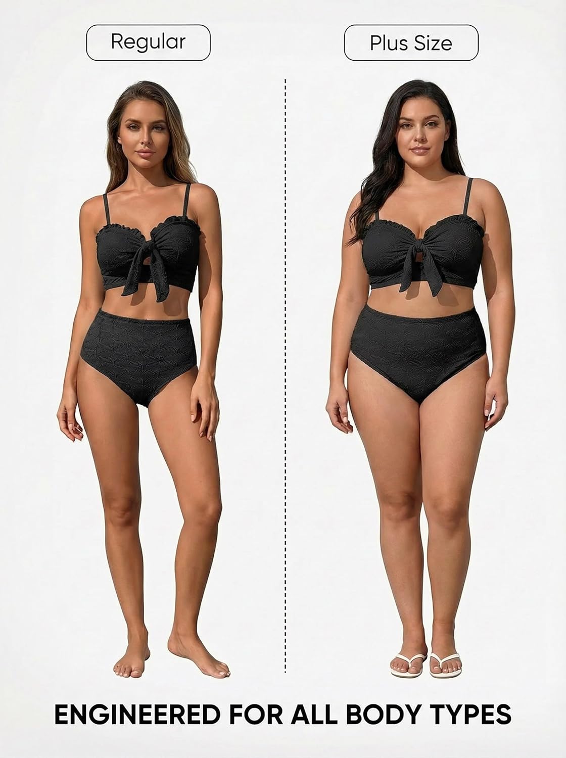 Thumbnail 2 de Seashell Textured Knotted Bikini Set 2026