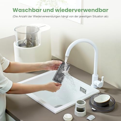 Detalle de 6 Stück HEPA Filter Zubehör für Dreame L10s Ultra Gen2/Gen3, X40/X30 Ultra – kompatibles Ersatzset von Bisenkud
