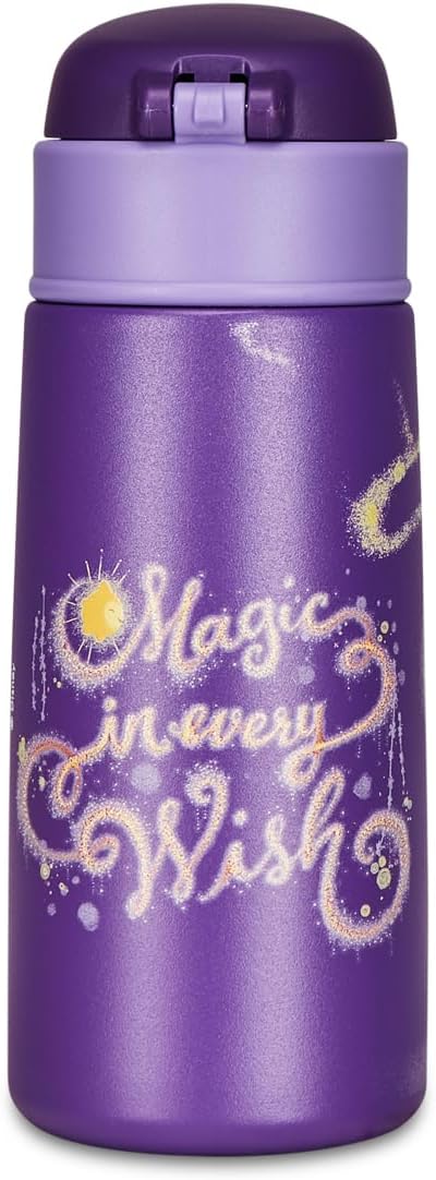 Detalle 1 de Seven WISH : gourde isotherme pour enfants 460 ml avec paille et maintien jusqu’à 24 h