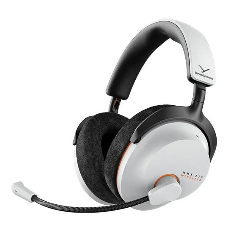 Detalle de Beyerdynamic MMX 230 inalámbricos para gaming: ANC, micrófono extraíble y USB-C